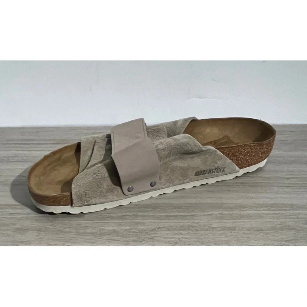 +NEW Birkenstock Kyoto nubuck suede slides men size 46 EU - US 13